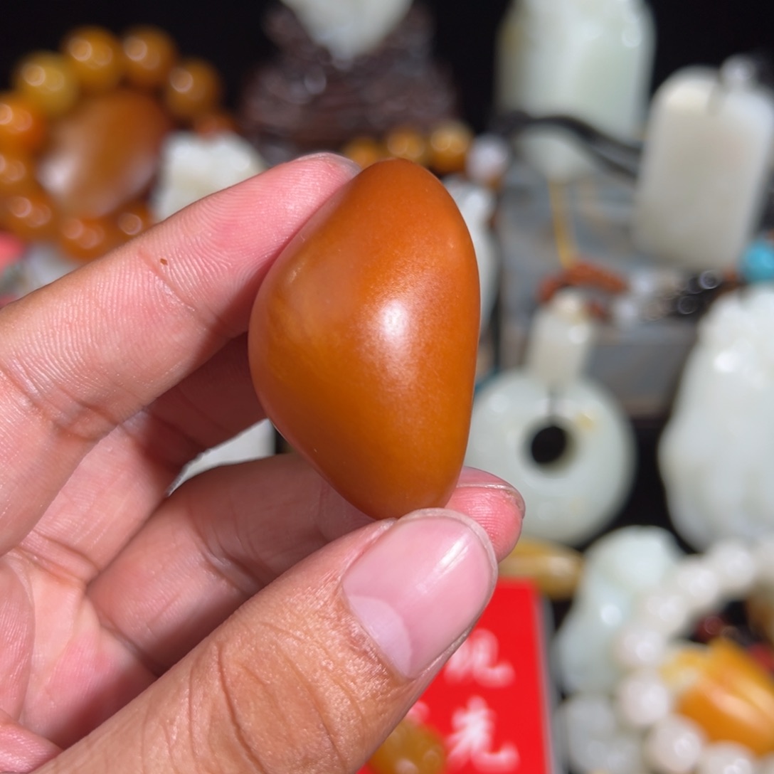 和田玉未镶嵌颈饰祝*