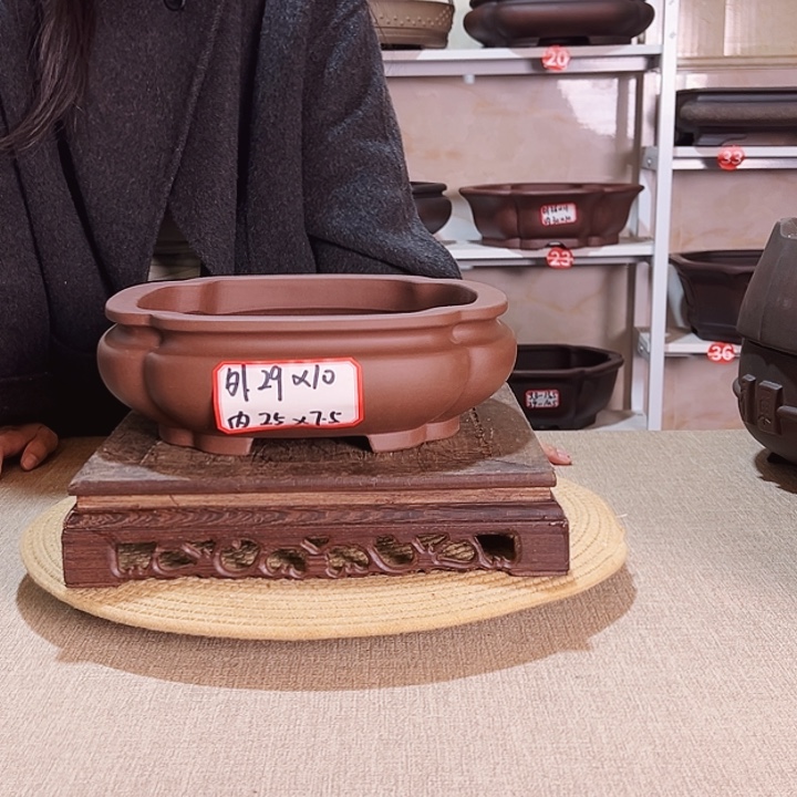 紫砂花盆紫砂花盆