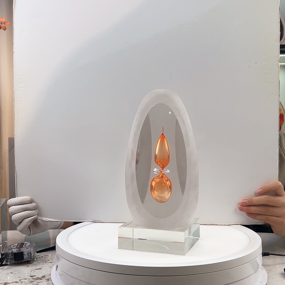 茶盏琉璃水晶摆件