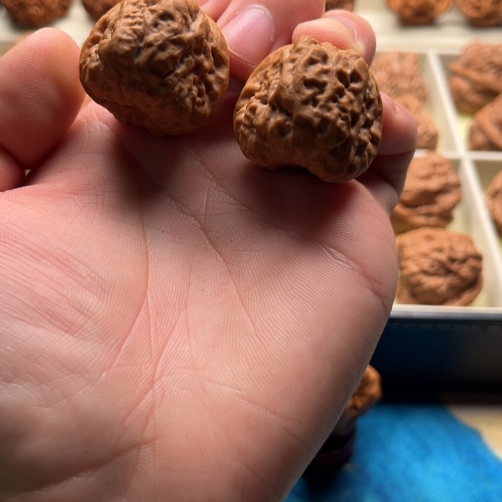 灰****文玩核桃吊坠31蛤蟆头