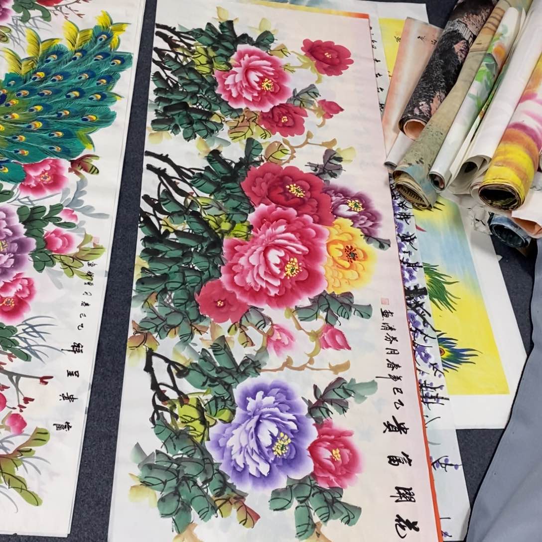 国画尺寸180✖️70小六尺手绘画