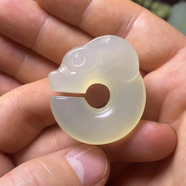 岫玉天然岫玉挂件未镶嵌