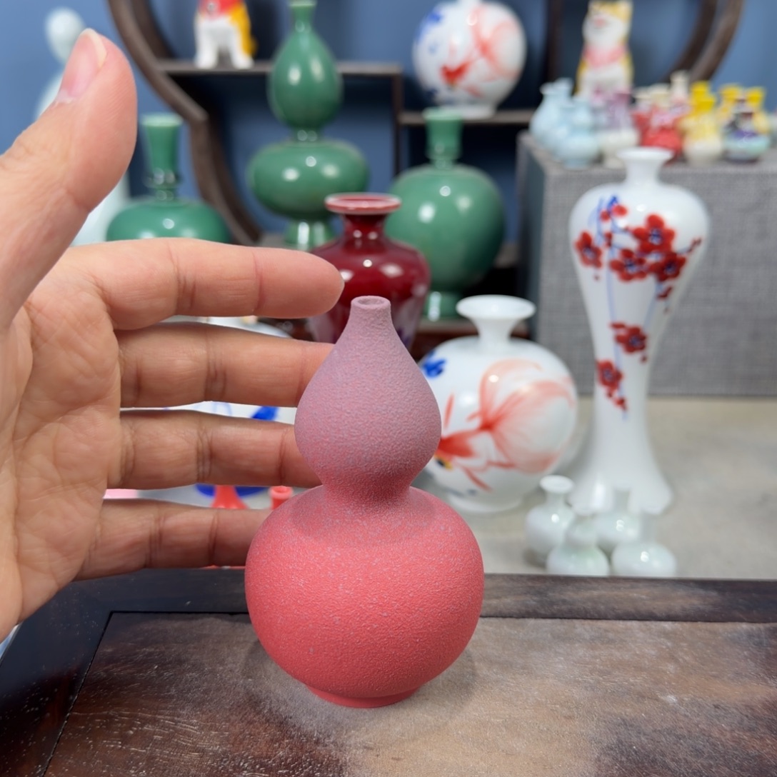 陶瓷手工小花器摆件