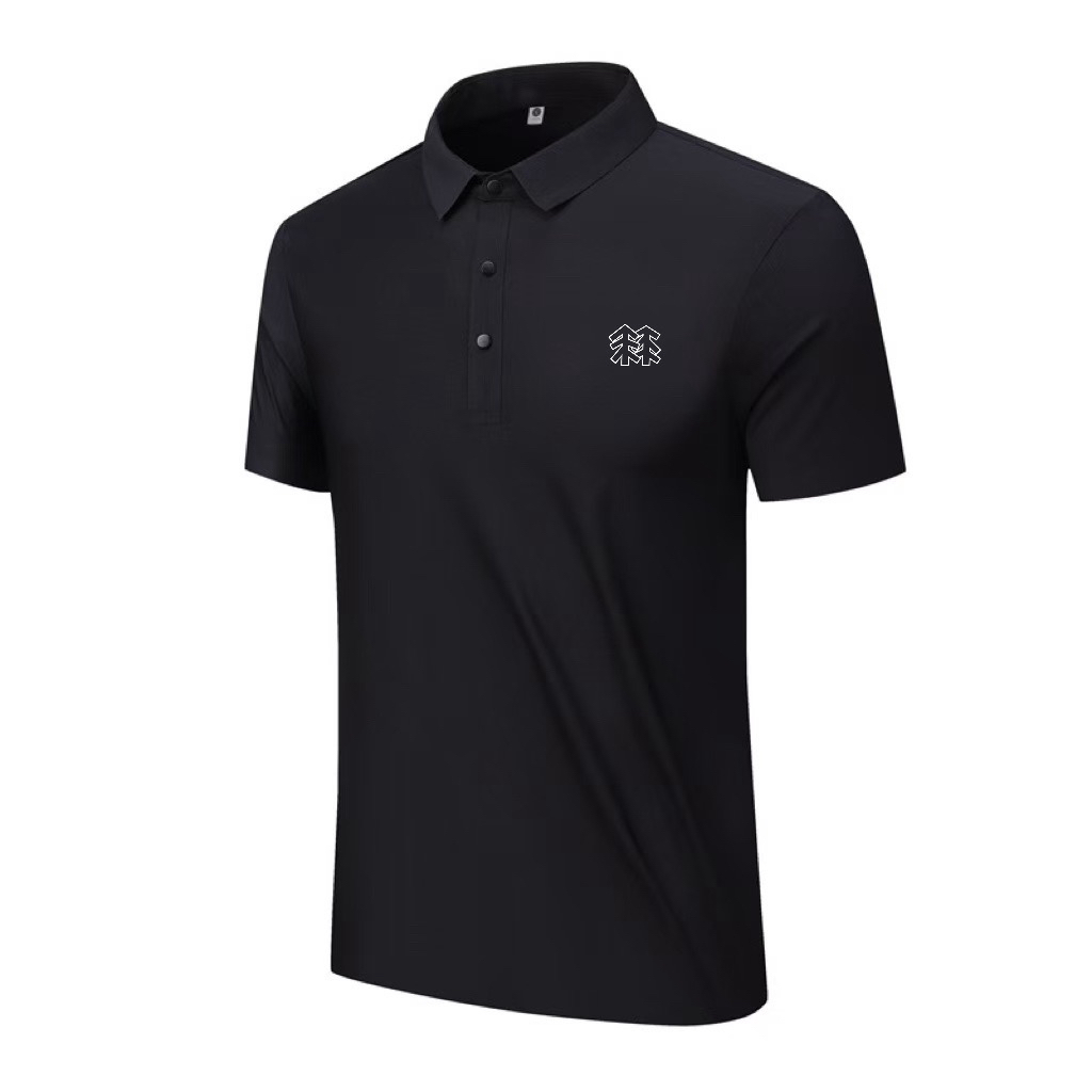 S 小树短袖男子休闲夏季翻领商务时尚透气冰丝速干宽松潮