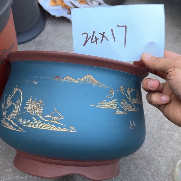 紫砂花盆特价清仓