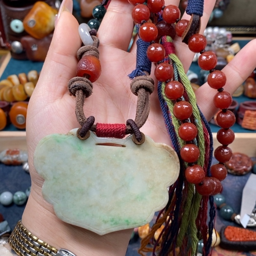 【闪购商品】翡翠颈饰未镶嵌项链