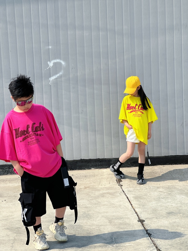 【C位】夏季中大童美式风格T恤（5910-2）