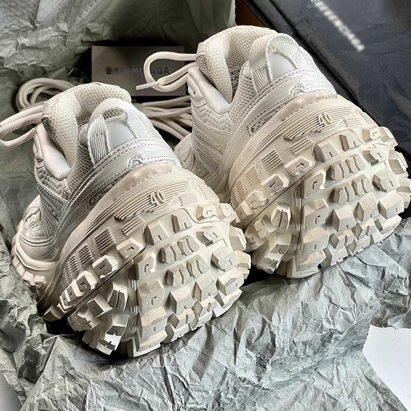 【总裁版本】莆田正品巴黎轮胎鞋男女款2024秋冬季爆款榴莲底老爹鞋