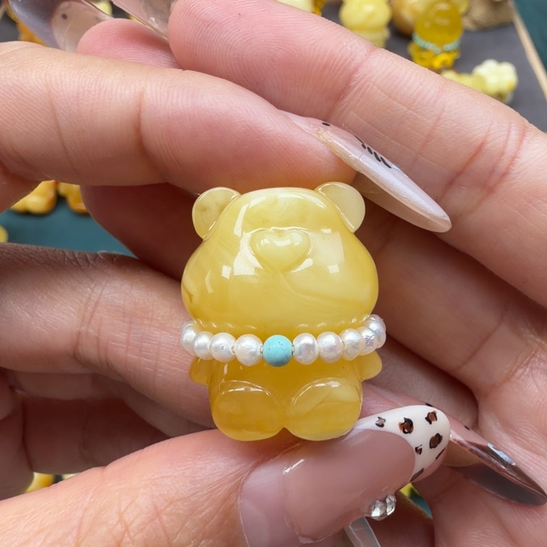 琥珀未镶嵌裸石蜜蜡