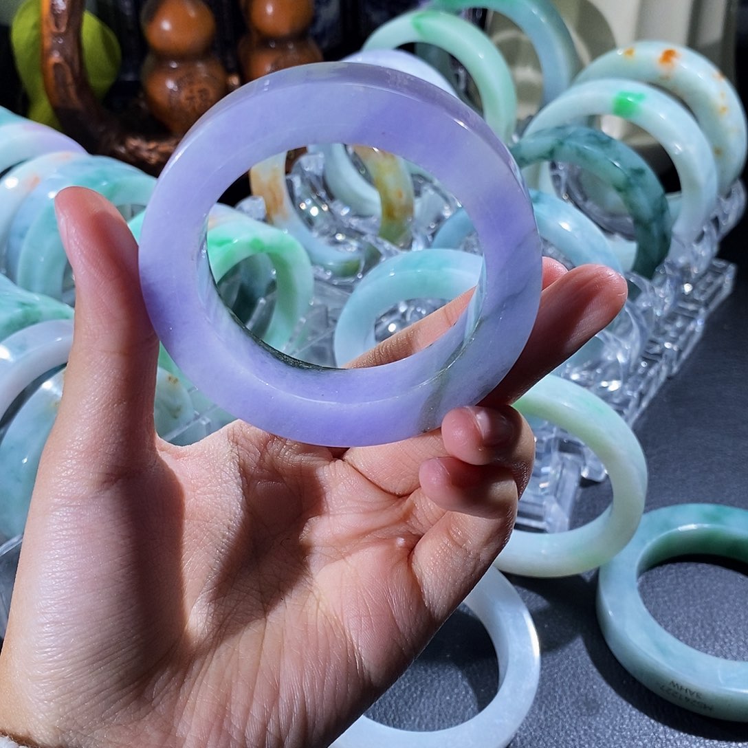 未镶嵌手镯定制翡翠啊*丙