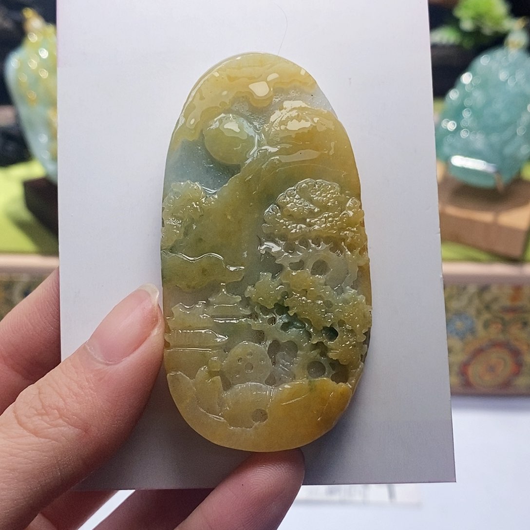 定制翡翠未镶嵌翡翠A货一物一证