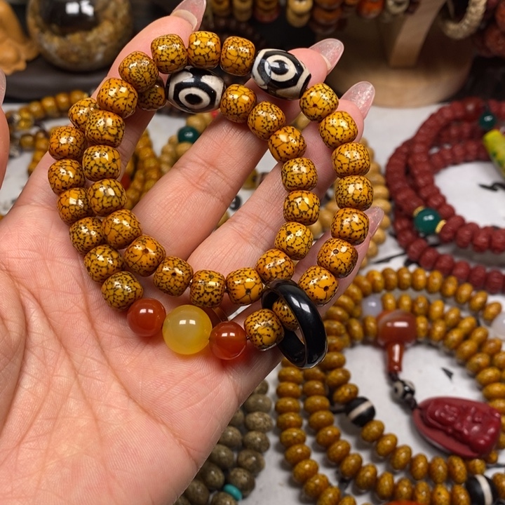 星月菩提吊坠老星月10