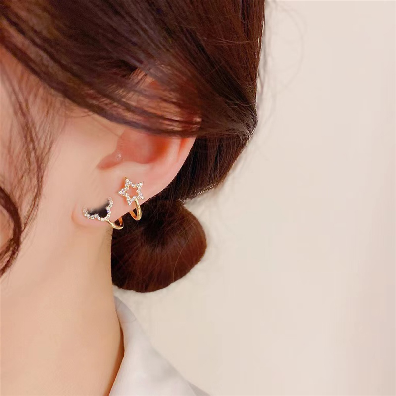 铜合金耳饰 轻奢时尚百搭个性精致小众耳饰LY0107