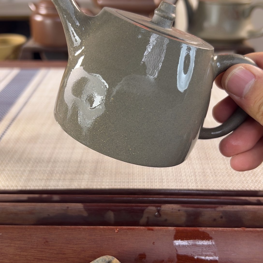 紫砂微瑕茶壶 无礼盒