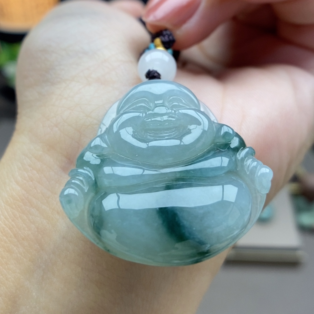 翡翠未镶嵌颈饰吊坠27