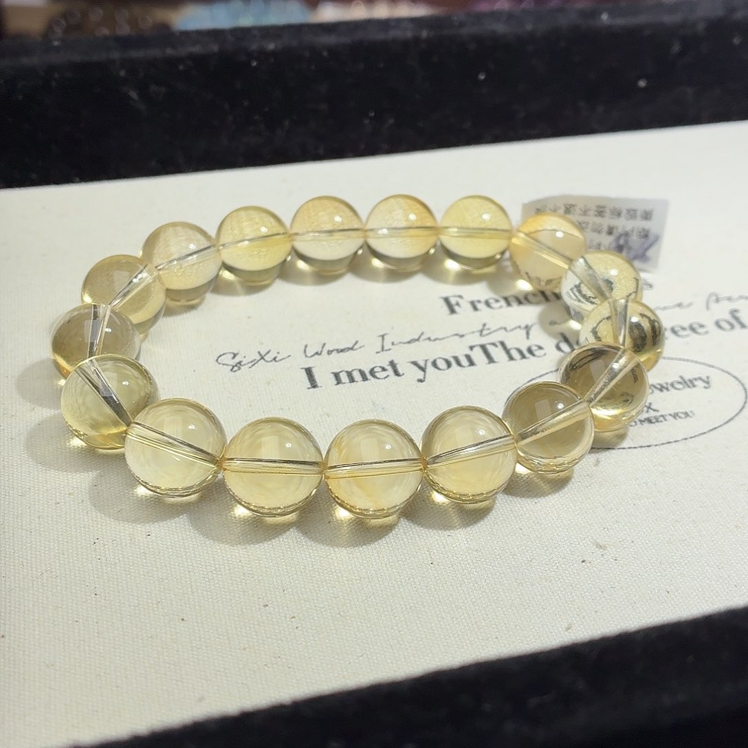 A***图水晶手串未镶嵌天然水晶12.7-23