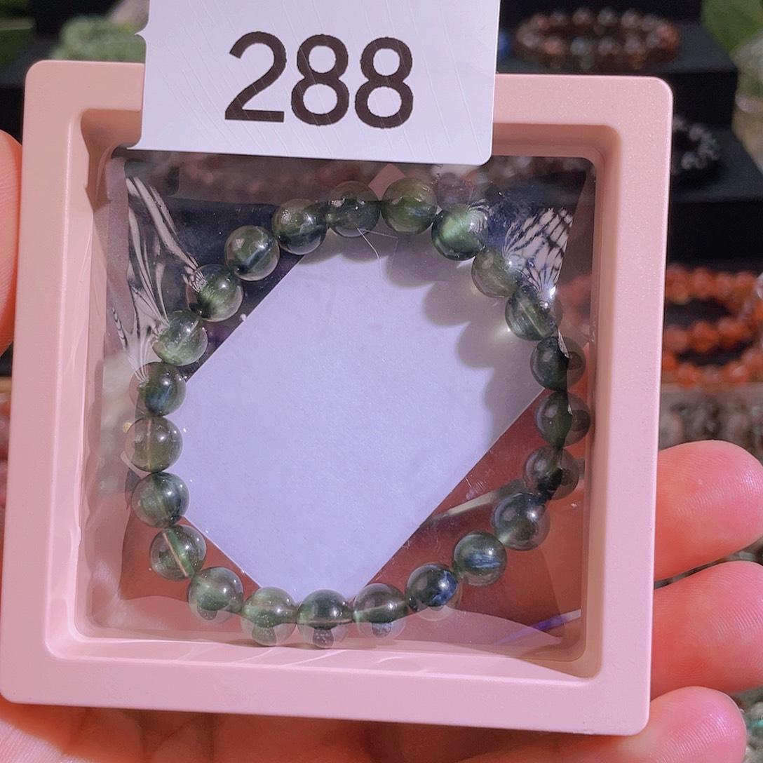 水晶手链未镶嵌烦***n绿兔毛发晶