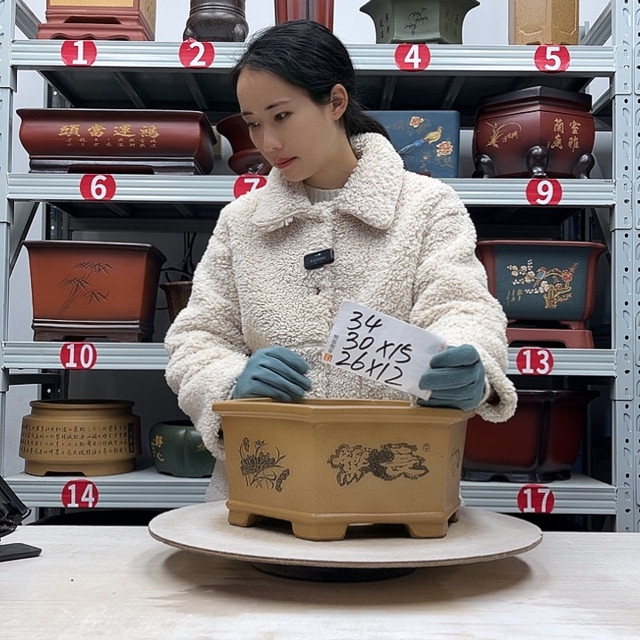 紫砂花盆紫砂花盆