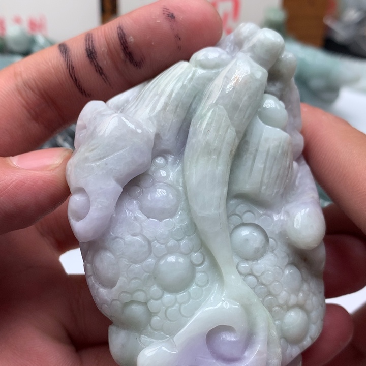 翡翠未镶嵌颈饰保真天然a货翡翠