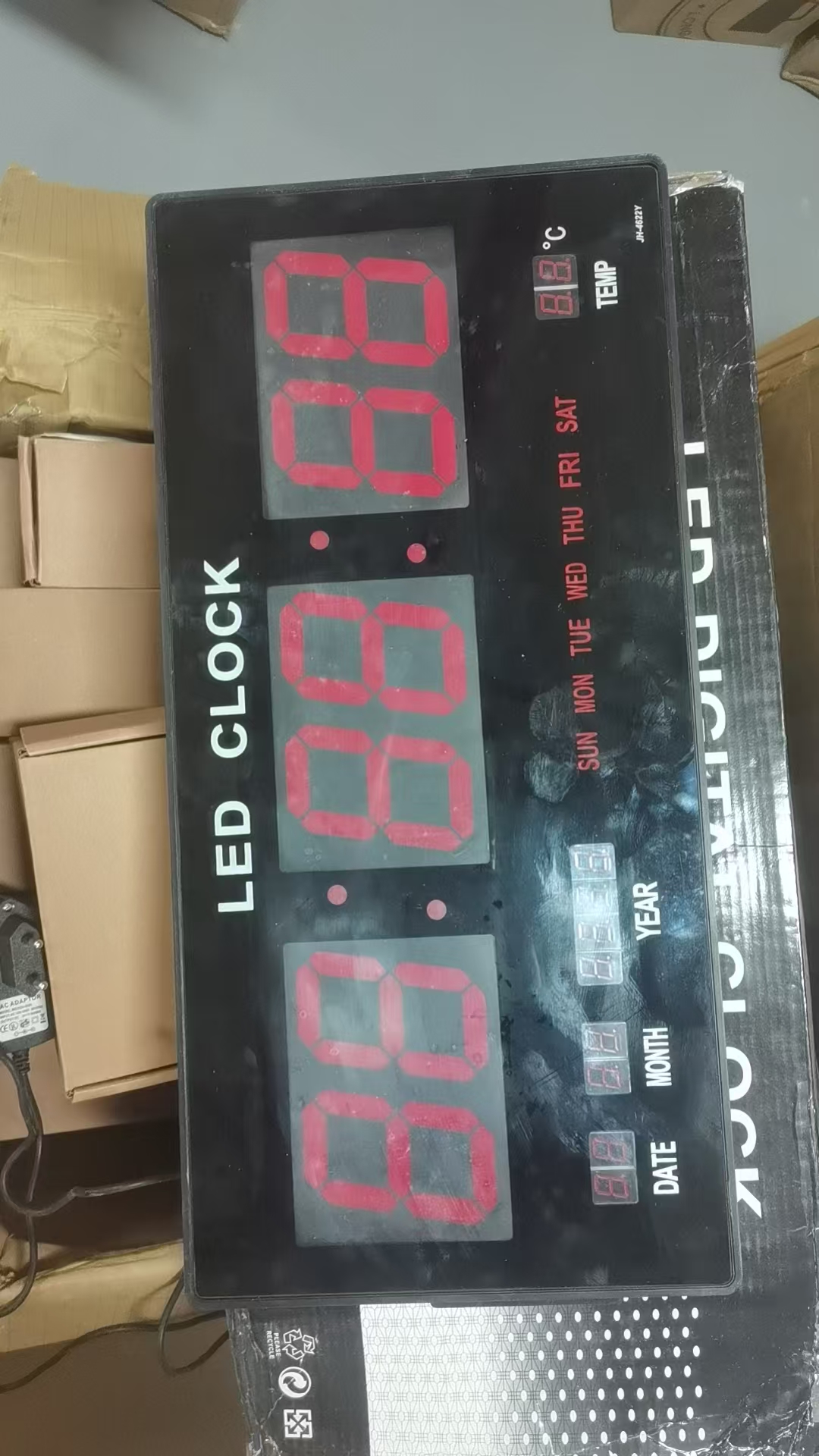 家用客厅挂钟数字钟