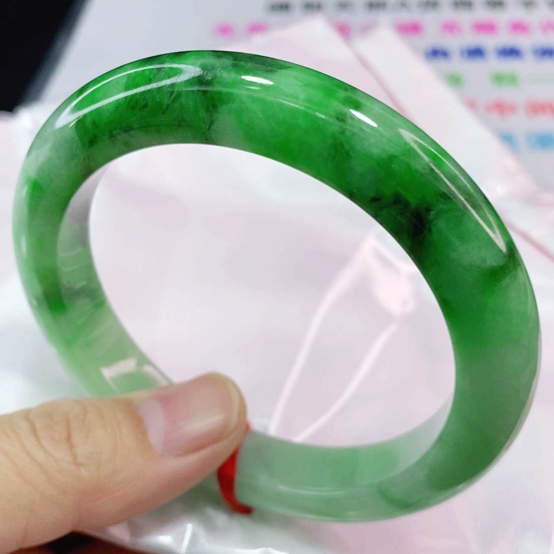 未镶嵌手镯翡翠60.8圈口货头力推
