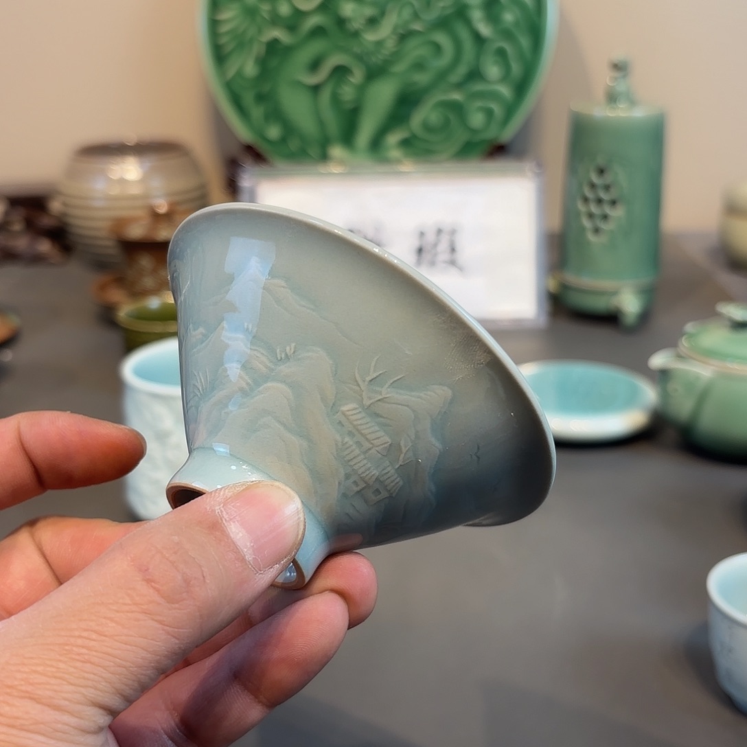 瓷片龙泉青瓷福利青瓷