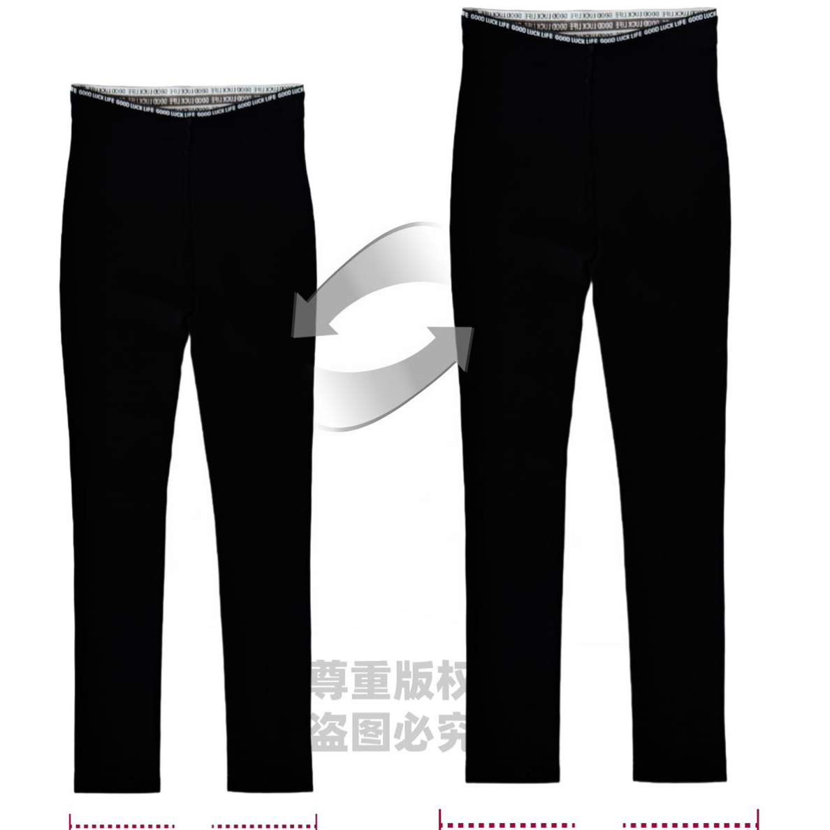 漂亮女主角（加绒云朵裤高腰显瘦保暖打底裤）