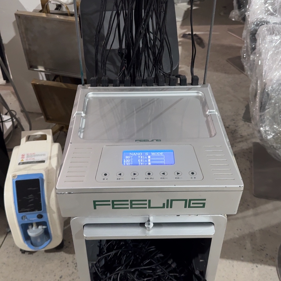 西***计混纺木（红木类）菲灵烫发机配50根杠子包邮
