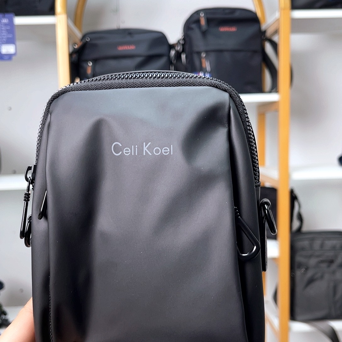 水牛剖层皮革celikoel手机包防水