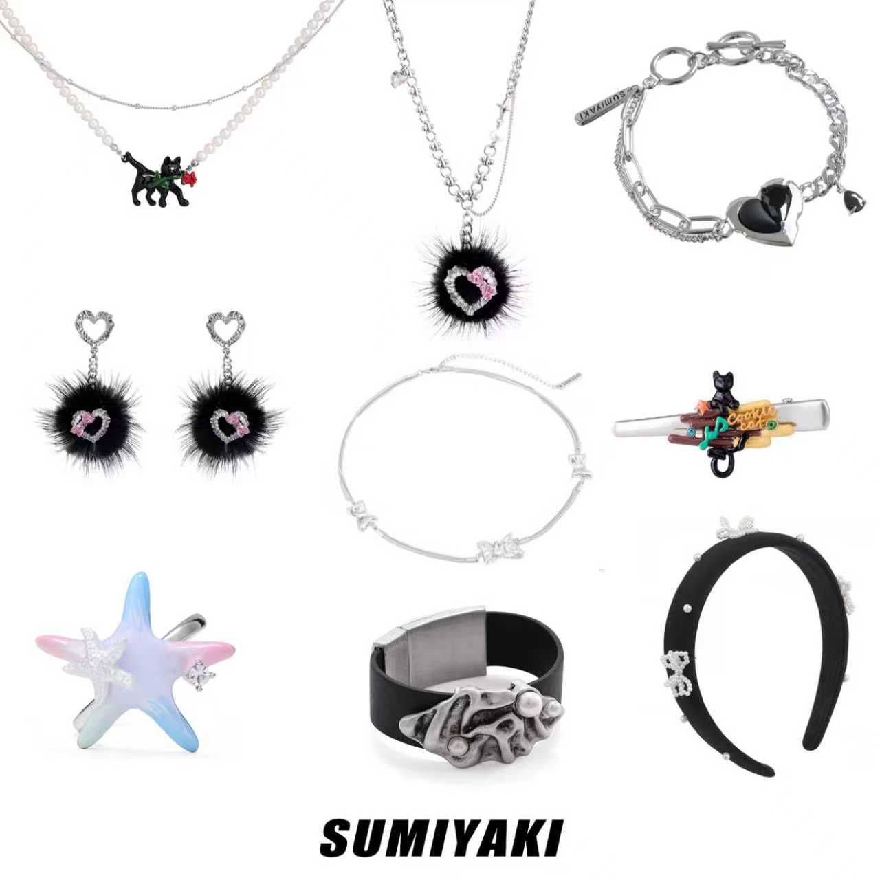 铜合金合成锆石耳饰 SUMIYAKI 福利品 专属链接（12月第二批）