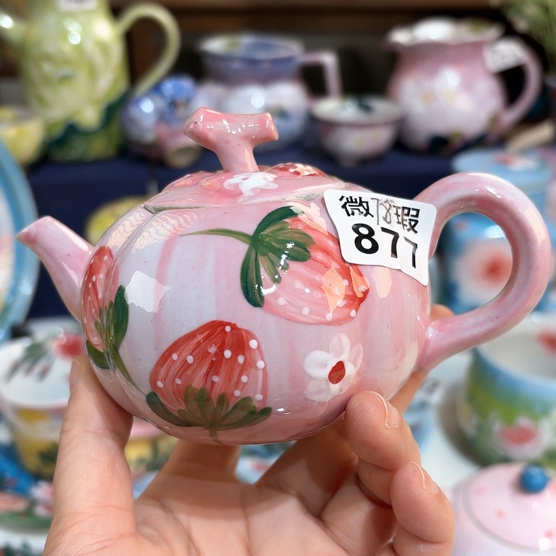 景德镇手绘高温釉下彩陶瓷茶具