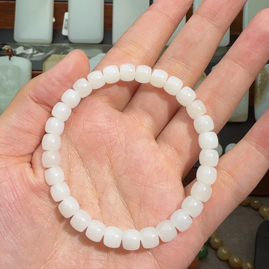 和田玉手链未镶嵌臻****长