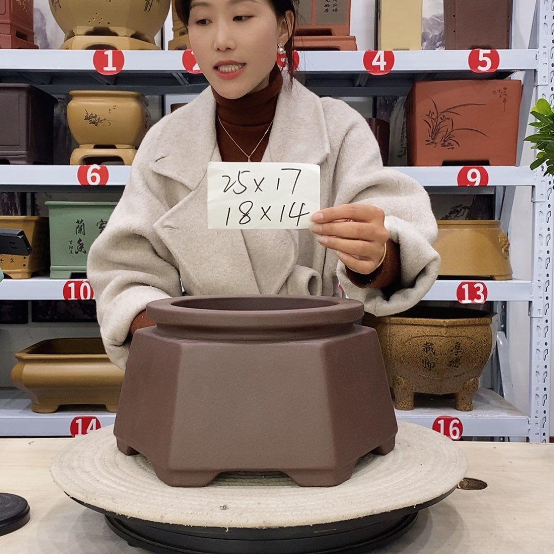 紫砂花盆紫砂花盆