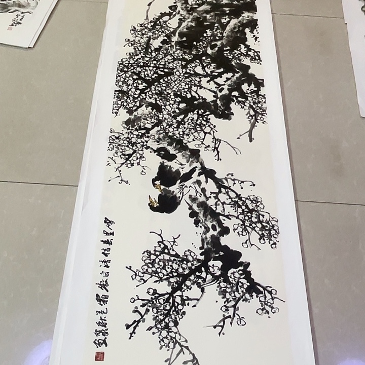 国画张圣敏先生纯手绘作品