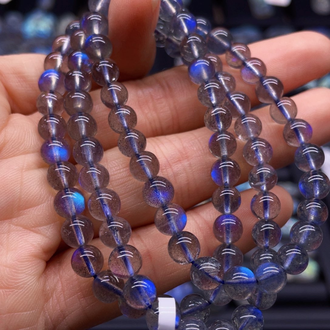 长石手链未镶嵌6.2左右