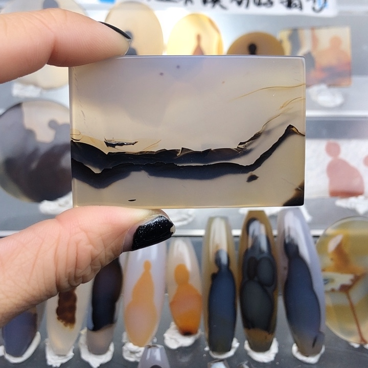 查罗石未镶嵌珠宝半成品174