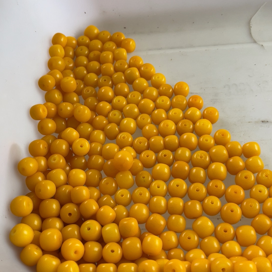 *****吊坠白玉菩提瑕疵10奶黄桶珠255