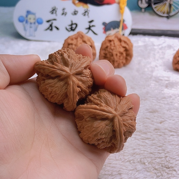 把件文玩核桃听**蝉三棱