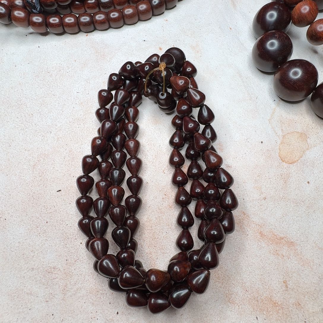 檀香紫檀（小叶紫檀）9/8水滴珠印度小叶紫檀拆房老料无科技