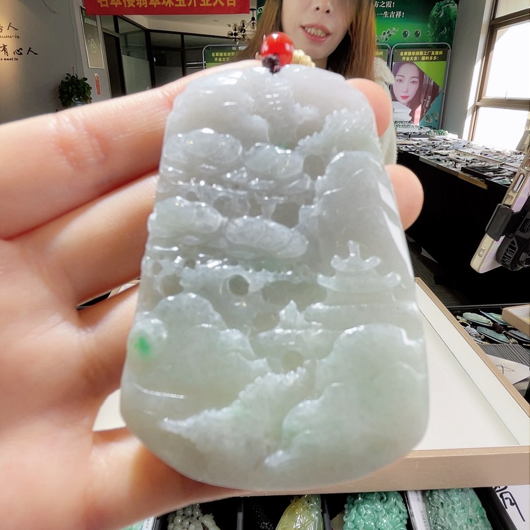 颈饰未镶嵌翡翠翡翠