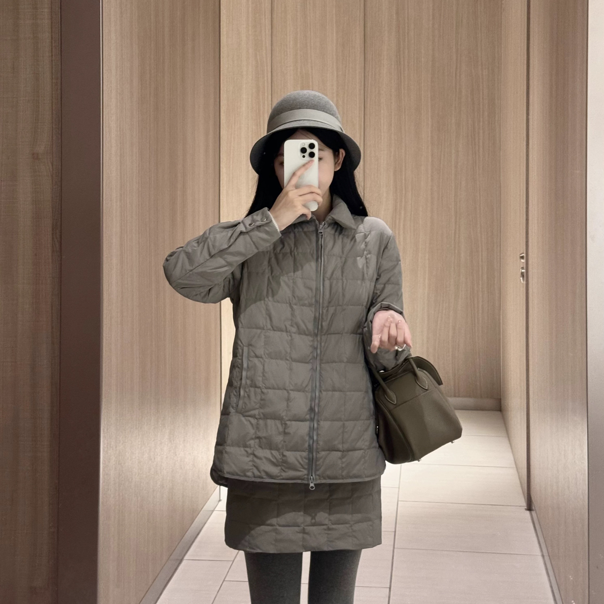 Zearzz 11/1 私服～华夫格羽绒三星白鸭绒可盐可甜套装多way穿法