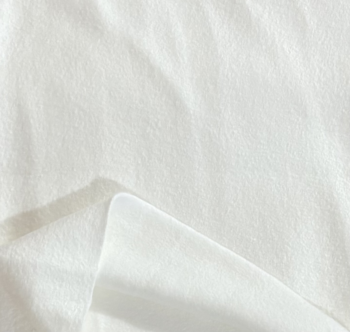 白色棉羊绒面料两米