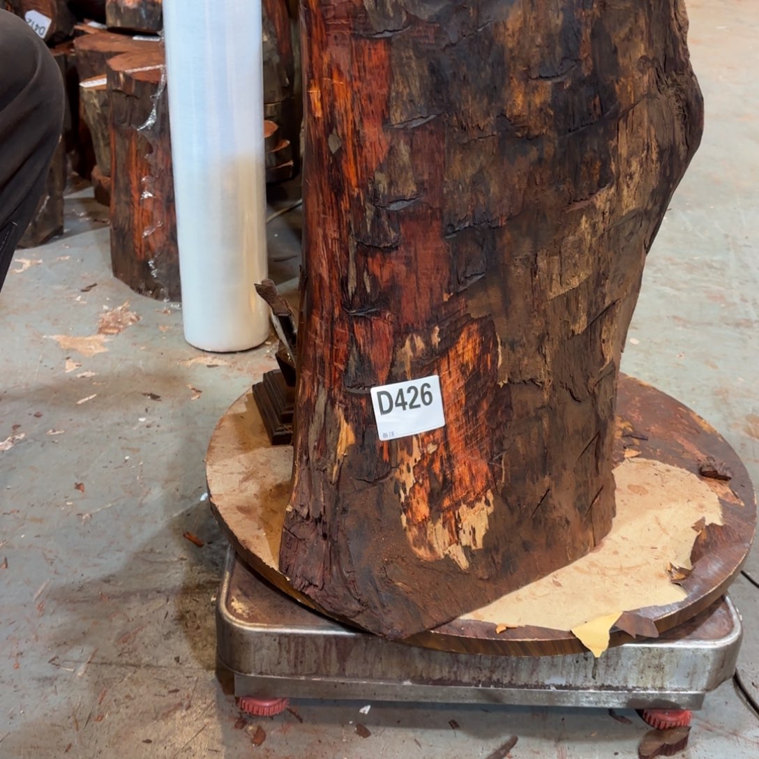 辉***建绿泥一物一拍血檀编码426