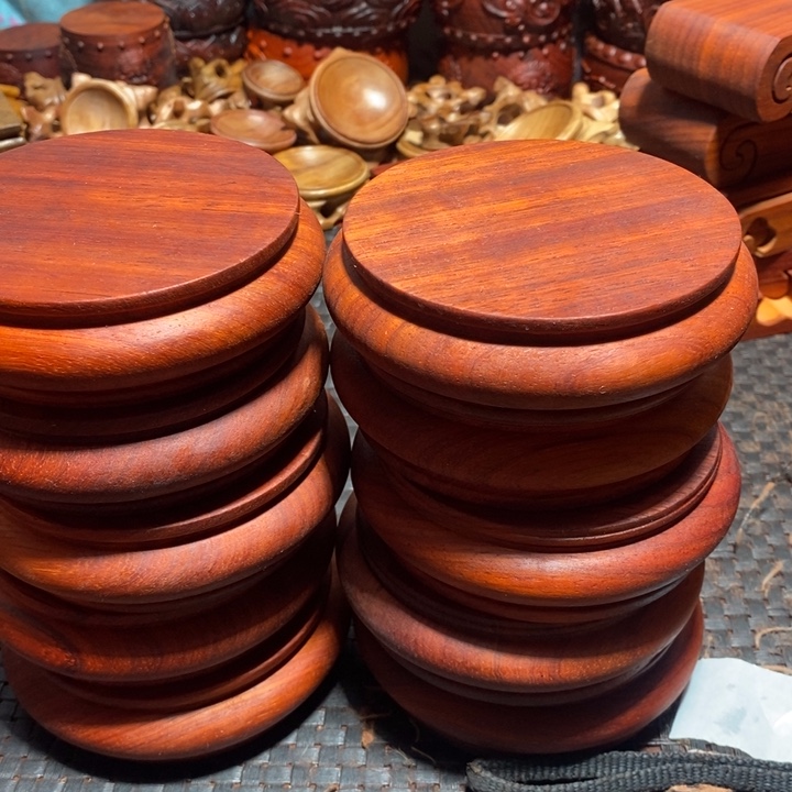 亨***利邵氏紫檀红花梨底座