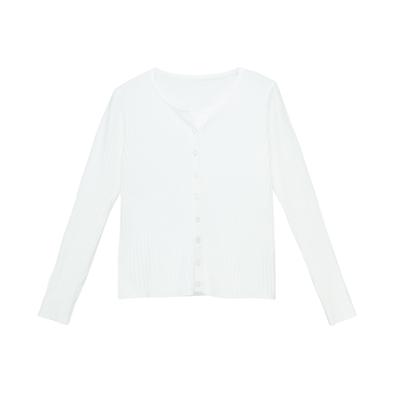 【柠檬专属】纯色简约休闲百搭针织衫Z5C5051