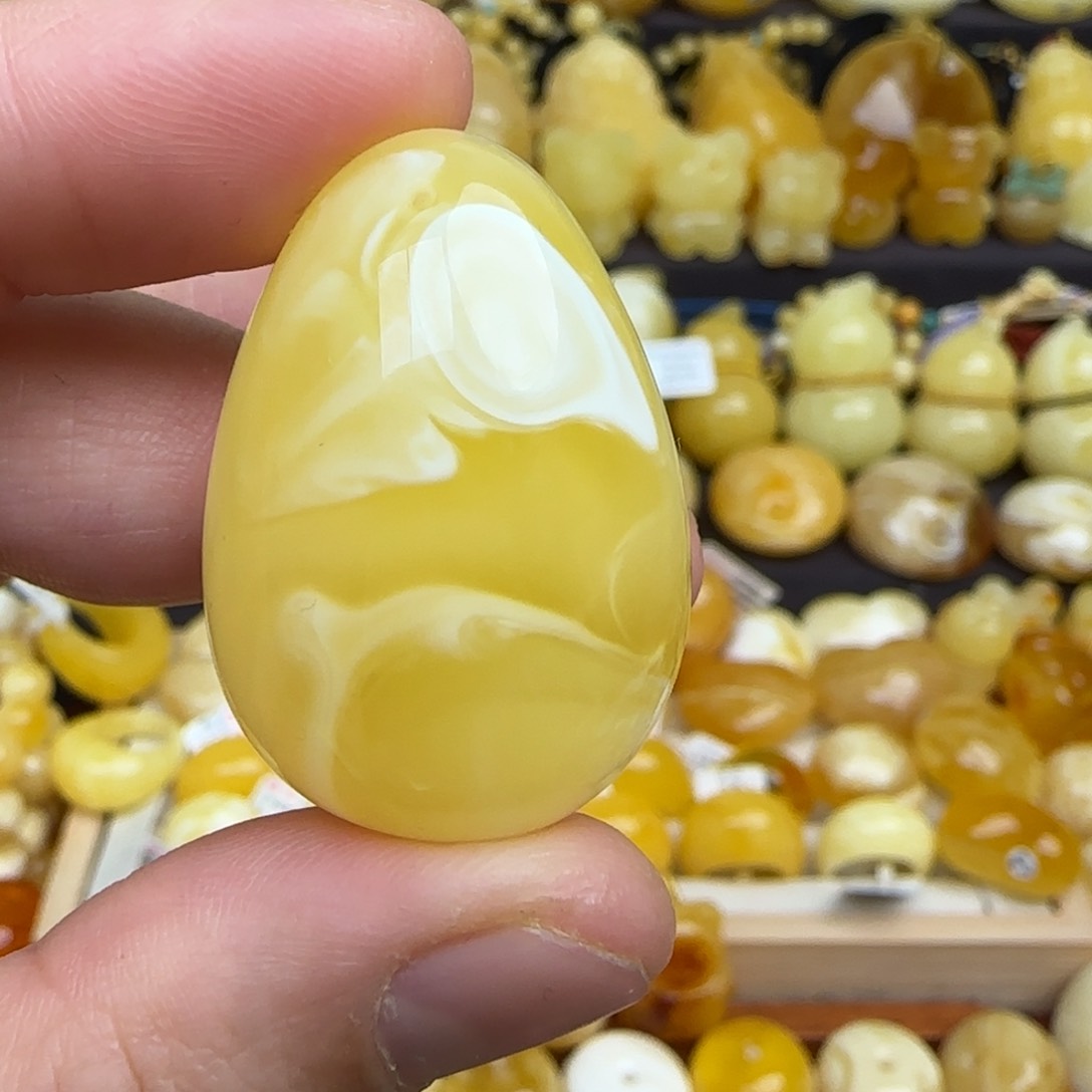 蜜蜡吊坠(不含链)未镶嵌天然蜜蜡水滴吊坠