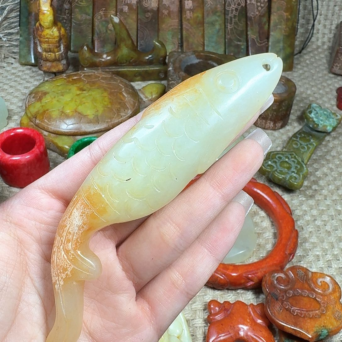 白玉菩提吊坠挂件