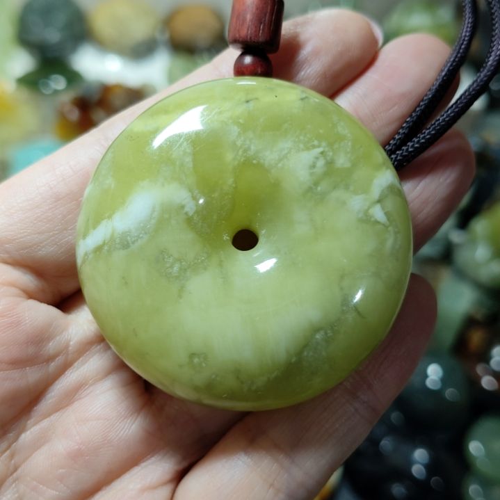 岫玉平安扣未镶嵌