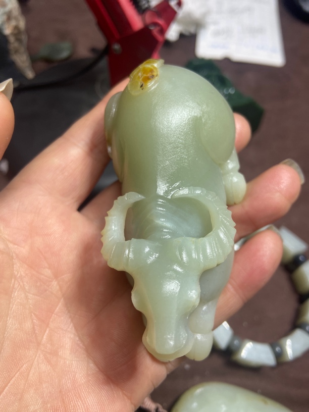 和田玉 把 件 牛牛