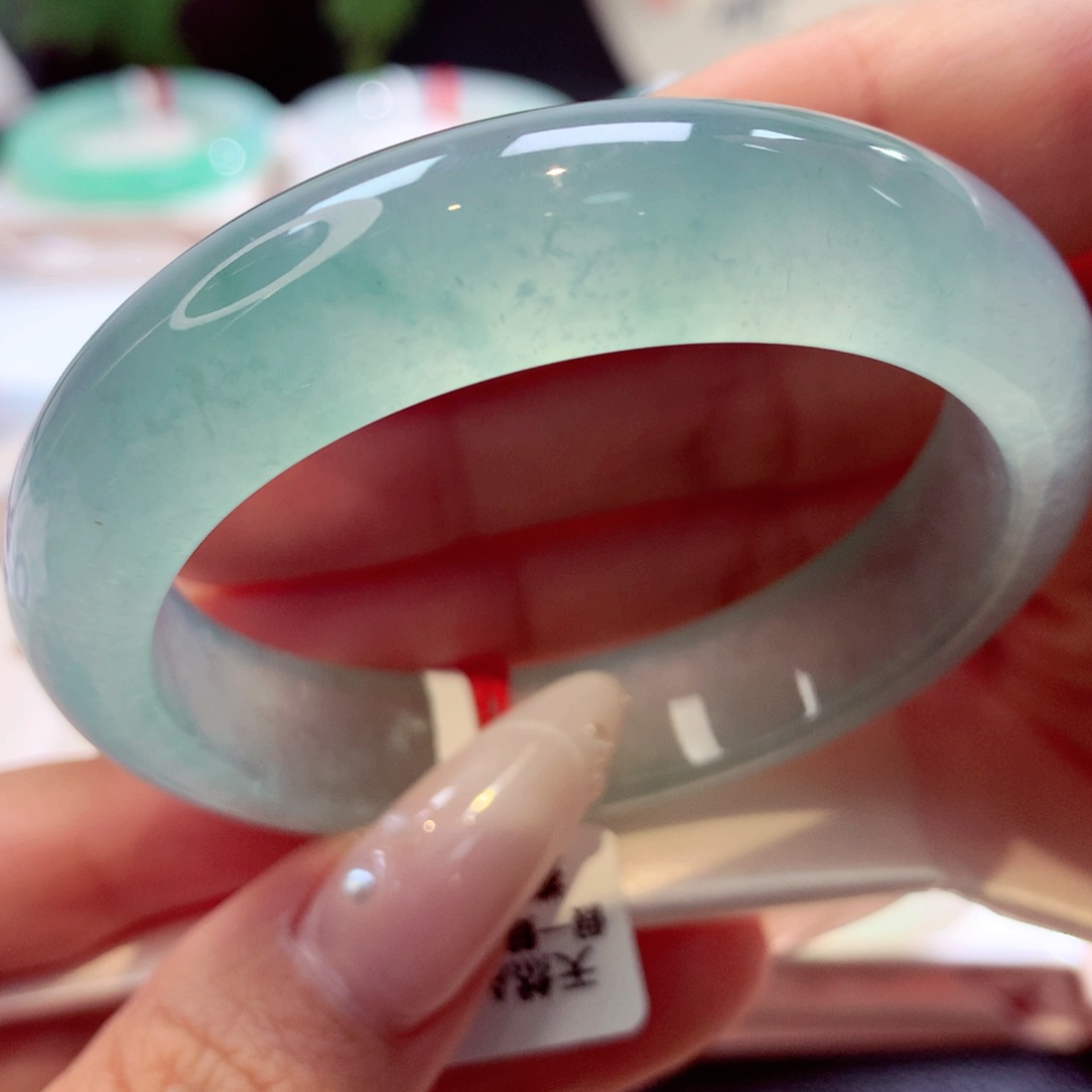 未镶嵌手镯翡翠正圈10号66